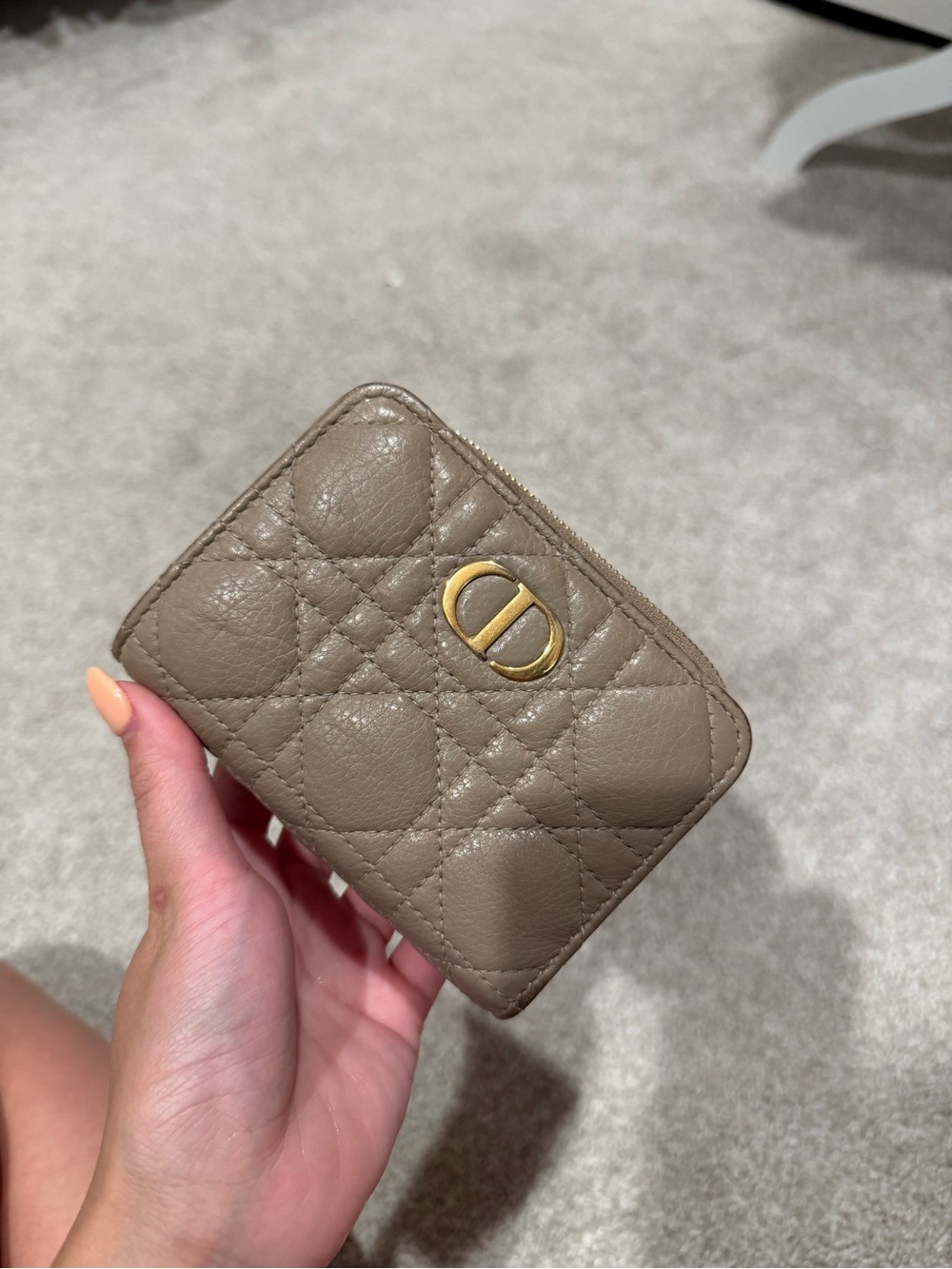 Dior compact wallet